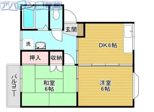 イセキレジデンス21【2階】の間取り