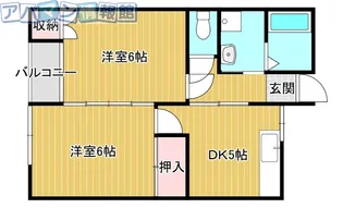 ファミール愛【102号室】の間取り