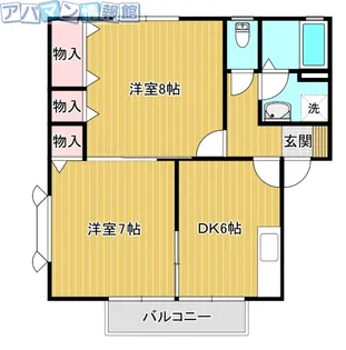 バルーンB【201号室】の間取り