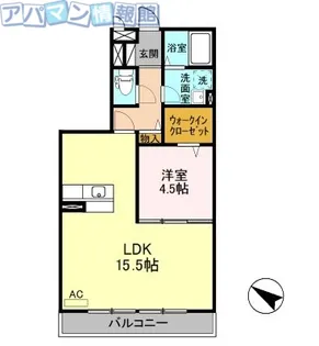 リザイア【3階】の間取り