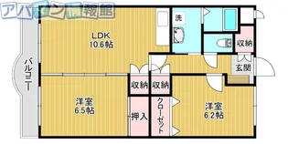 ヒルズオアシス【1階】の間取り