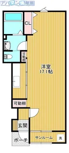 ラテールリッシュⅡ【1階】の間取り