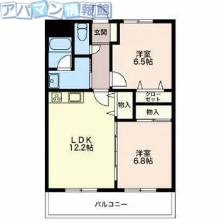 メゾン・ド・ラフィーネ【305号室】の間取り