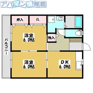 ルミエール城山【2階】の間取り