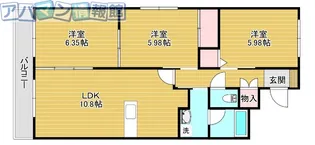 プレアデス【1階】の間取り