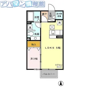 モナリエT【2階】の間取り