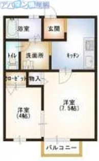 サンライズヒルズ【2階】の間取り
