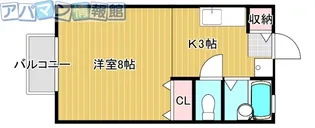 オレンジ1【203号室】の間取り