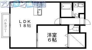ペットハート【102号室】の間取り