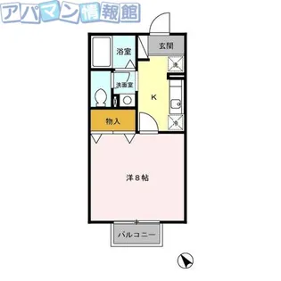 セゾンけやき【2階】の間取り