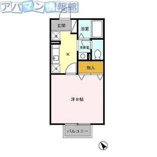 セゾンけやき【2階】の間取り