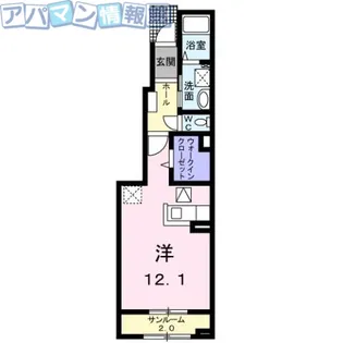 リヴェール【1階】の間取り