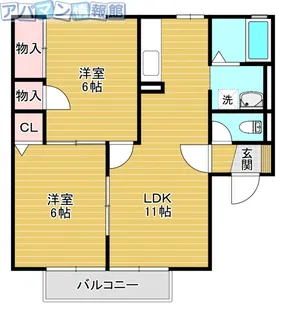 ルミエール・ピコ【2階】の間取り