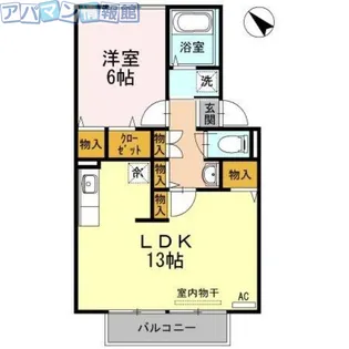 セジュールセルシオ【1階】の間取り