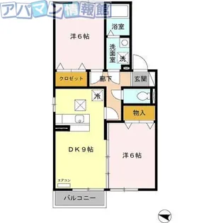 グラニーズガーデンA【1階】の間取り