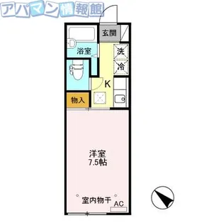 ビオラセア【1階】の間取り