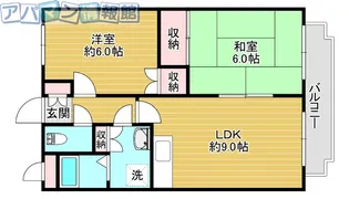グランドマンション【3階】の間取り