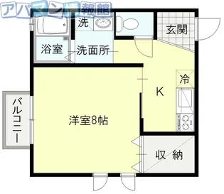ピュア・クリスタル【1階】の間取り