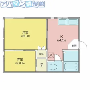 ニュービューティーハウス【1階】の間取り