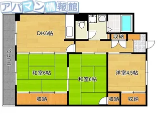 メゾンロベリア【3階】の間取り