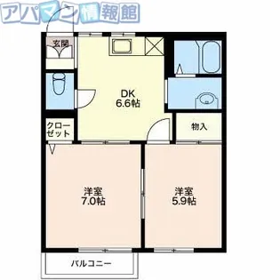 フレグランス セフィラ【2階】の間取り