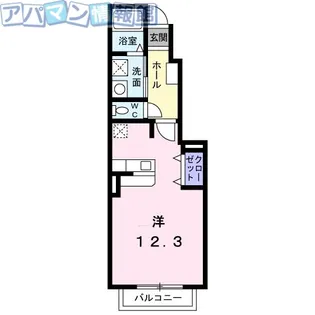 シュティル ブリーゼB【1階】の間取り