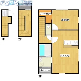 ヒルズテラス【301号室】の間取り