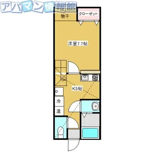 ハッピータウン山谷【103号室】の間取り
