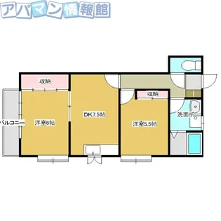 プリムローズ【201号室】の間取り