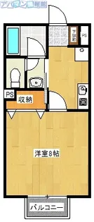 リヴェールT【202号室】の間取り