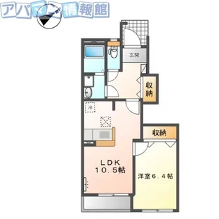 グロン・シーニュ【1階】の間取り