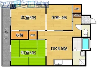 レジデンスレイクサイド【2階】の間取り