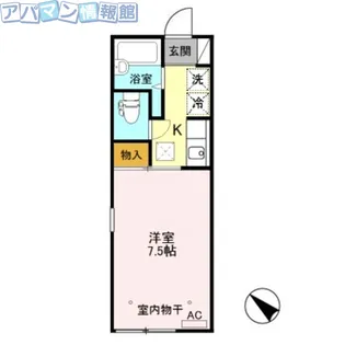 ビオラセア【1階】の間取り