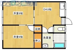 メゾン山崎【202号室】の間取り