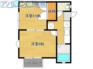 コーポスズキⅠ【103号室】の間取り