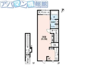 ラテールリッシュⅢ【2階】の間取り