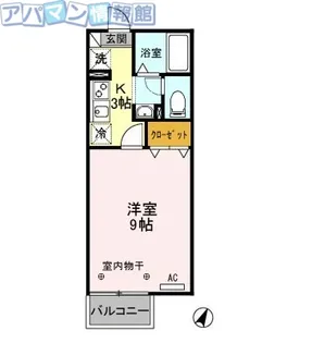 リビングカメリアB【2階】の間取り