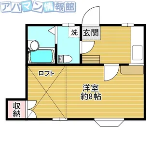 ハウスマイメロディ【202号室】の間取り