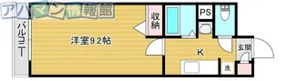 サンリバーアベニュー【1階】の間取り