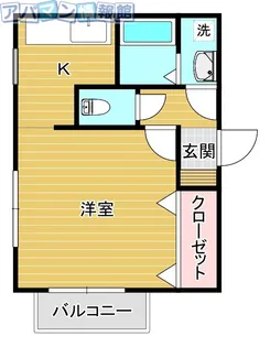 コーポたんぽぽ【205号室】の間取り