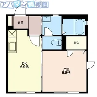カペレボヌール【1階】の間取り