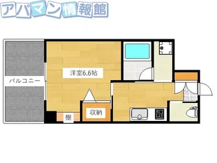 ファーストクラス市民病院前【5階】の間取り
