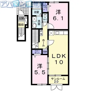 グラン・パレ L【2階】の間取り