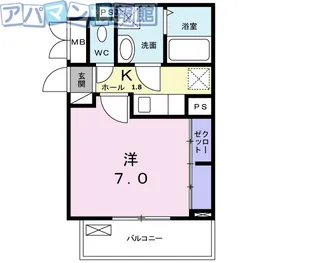 コンフォール【2階】の間取り