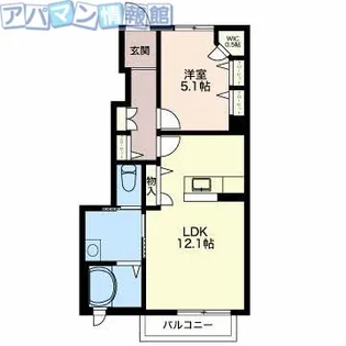 ECRATYZ(エクレイズ)【1階】の間取り