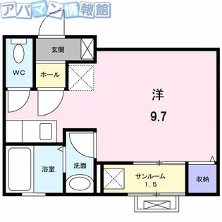 ヴィヴァーチェ【2階】の間取り
