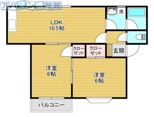 Ksハウス【1階】の間取り