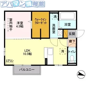 パインコーン【2階】の間取り