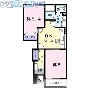 セレーノジュン【1階】の間取り