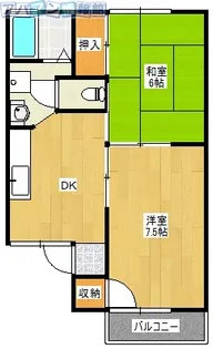 セジュールジュン【1階】の間取り